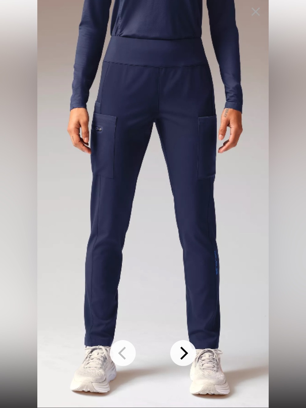 Hypothesis Dynama Women’s 7-Pocket Yoga Waist Straight Leg Scrub Pant